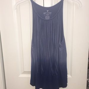 Blue Ombré Tank Top